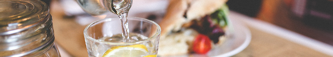 Eating at Bob's Burgers & Brew restaurant in Sumas, WA.